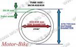 ВЕЛО ГУМА ВЪТРЕШНА 28/35-622/635 (27x1 1/4) AV-32мм BR ЛОНГ РАЙД-2